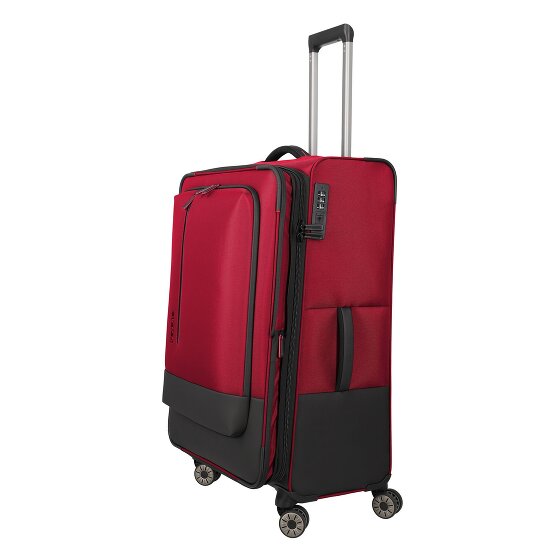 Travelite Crosslite 5.0 4 Rollen Trolley L 77 cm mit Dehnfalte