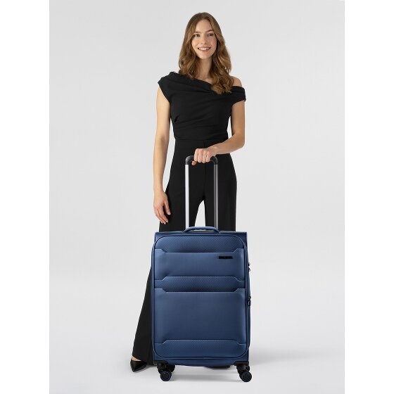 Cocoono Mauritius 4 Rollen Trolley M 70 cm mit Dehnfalte