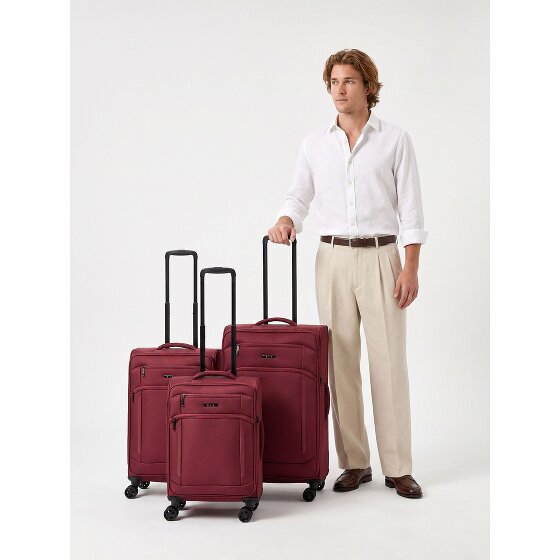 d&n Travel Line 9804 4 Rollen Kofferset 3-teilig mit Dehnfalte