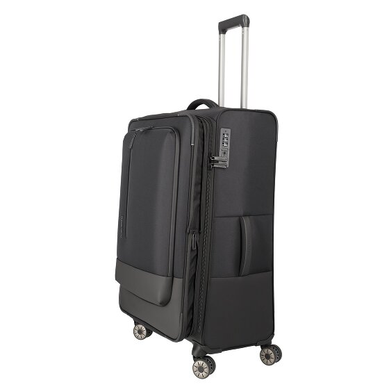 Travelite Crosslite 5.0 4 Rollen Trolley L 77 cm mit Dehnfalte