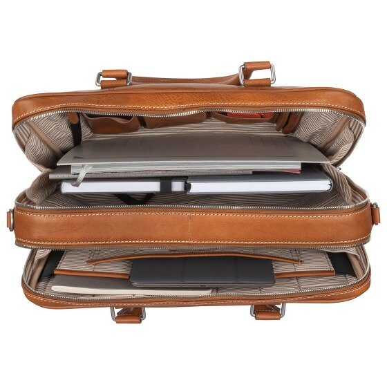 Leonhard Heyden Bergamo Aktentasche Leder 41 cm Laptopfach