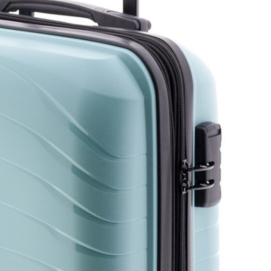 Gladiator 3400 4 Rollen Kabinentrolley 55 cm mit Dehnfalte