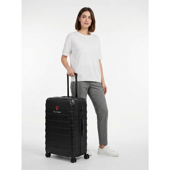 Tonino Lamborghini Milano 4 Rollen Trolley L 72 cm mit Dehnfalte