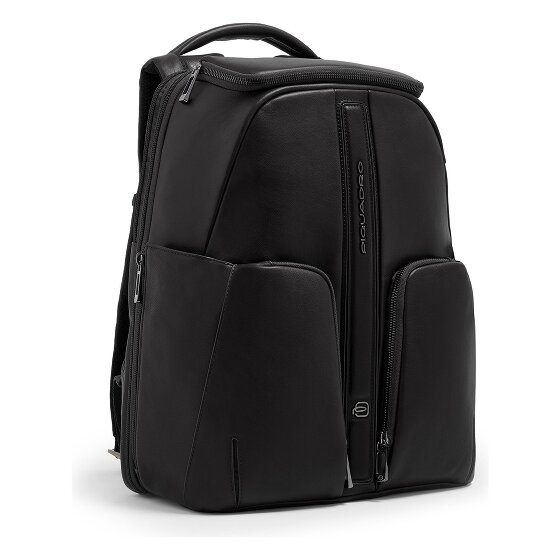 Piquadro Victor Daypack RFID Schutz Leder 43 cm Laptopfach
