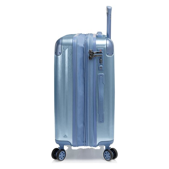 Heys Alumix 4 Rollen Kabinentrolley S 55 cm mit Dehnfalte