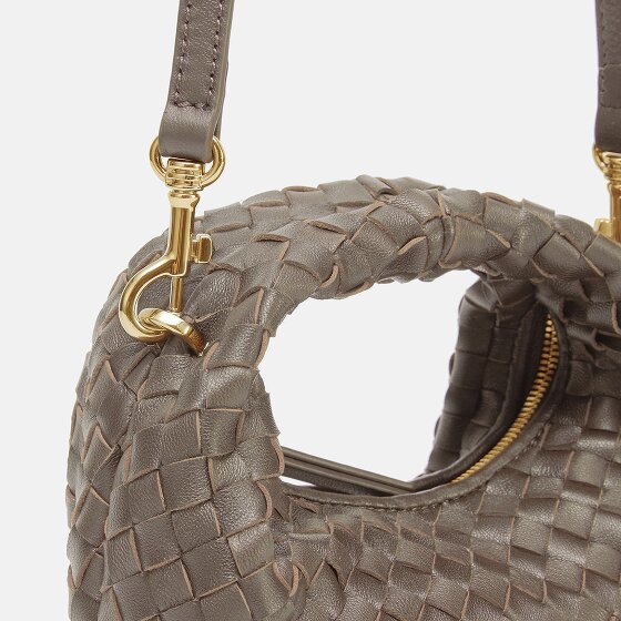 LES VISIONNAIRES Greta Micro weave Handtasche Leder 20 cm