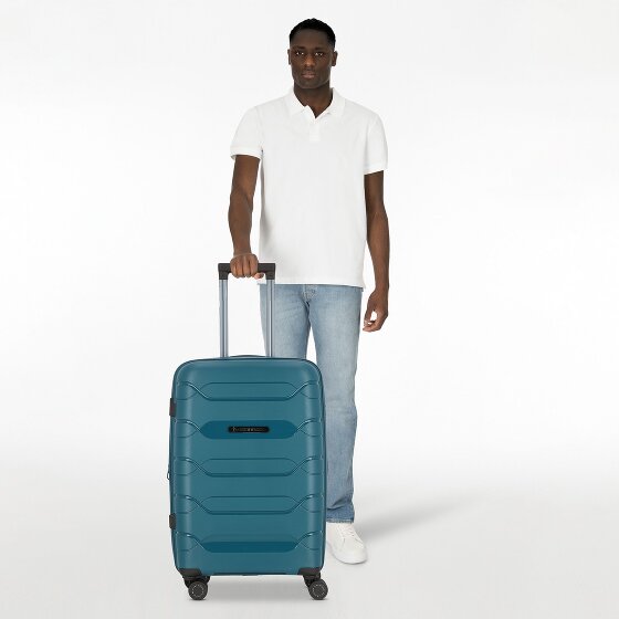 Polestream Strz by Asteroid 4 Rollen Trolley M 64 cm mit Dehnfalte