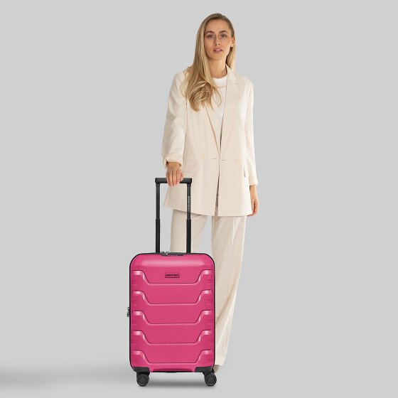 Smartbox Edition 01 4 Rollen Kabinentrolley 55 cm mit Dehnfalte