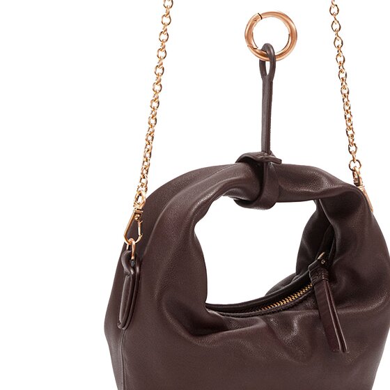 LES VISIONNAIRES Greta Nano Handtasche Leder 17 cm