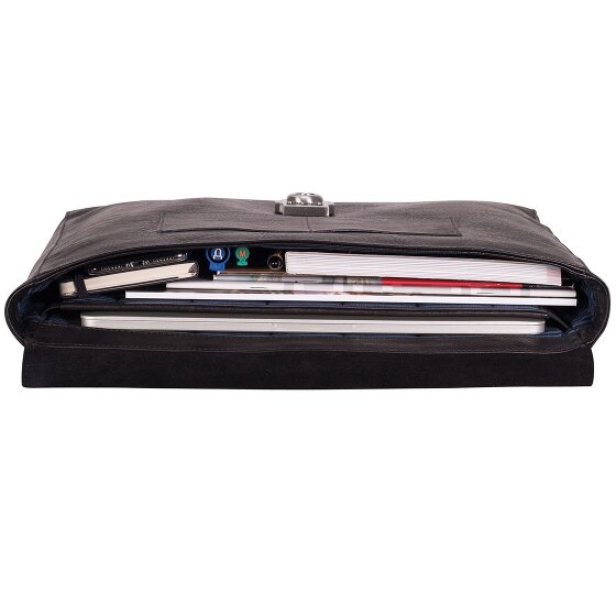 Leonhard Heyden Bergamo Aktenmappe Leder 37 cm Laptopfach