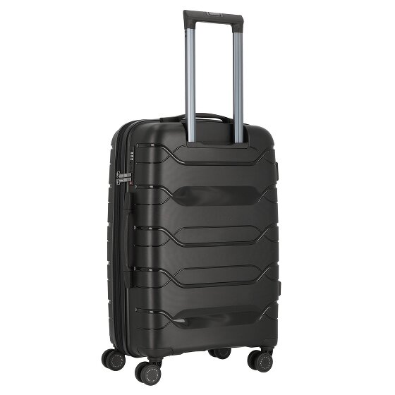 Polestream Strz by Asteroid 4 Rollen Trolley M 64 cm mit Dehnfalte