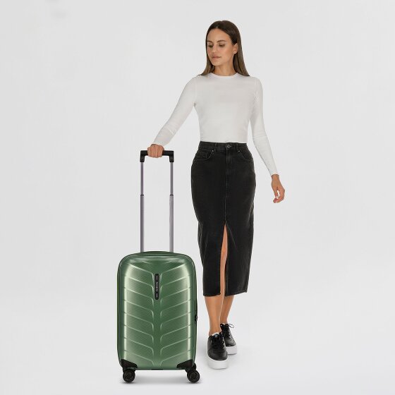 Samsonite Attrix 4 Rollen Kabinentrolley 55 cm mit Dehnfalte