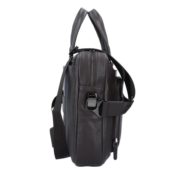 Piquadro Black Square Aktentasche Leder 39.5 cm Laptopfach