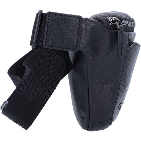 Piquadro Black Square Gürteltasche Leder 31 cm