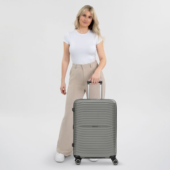 Stratic Shine 4 Rollen Trolley 65 cm mit Dehnfalte