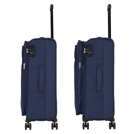 American Tourister Street Roll 4 Rollen Kofferset 3-teilig mit Dehnfalte