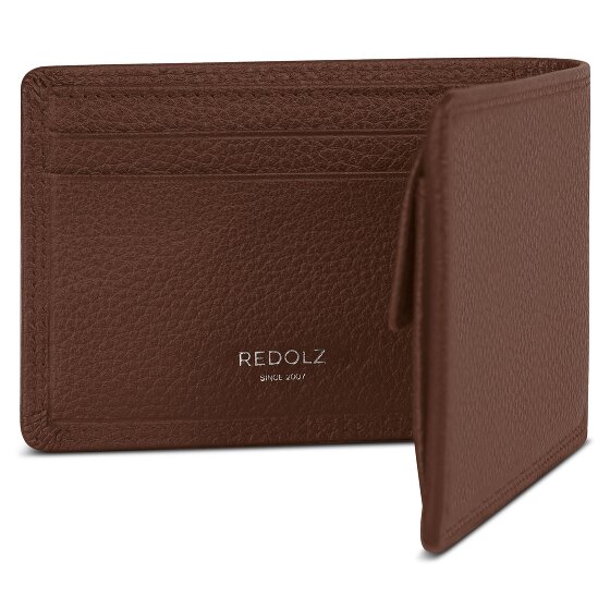 Redolz Leather Essentials QF kleine Geldbörse RFID Leder 10,5 cm