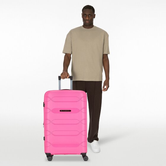 Polestream Strz by Asteroid 4 Rollen Trolley L 74 cm mit Dehnfalte