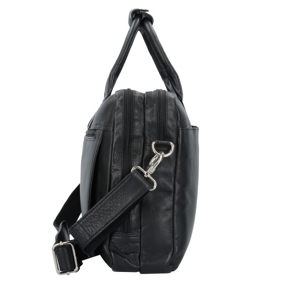 Dermata Aktentasche Leder 39 cm Laptopfach