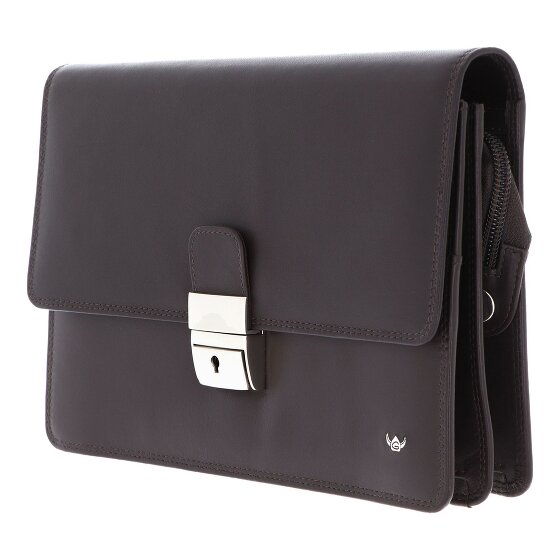 Golden Head Polo Herrentasche Handgelenktasche Leder 23 cm