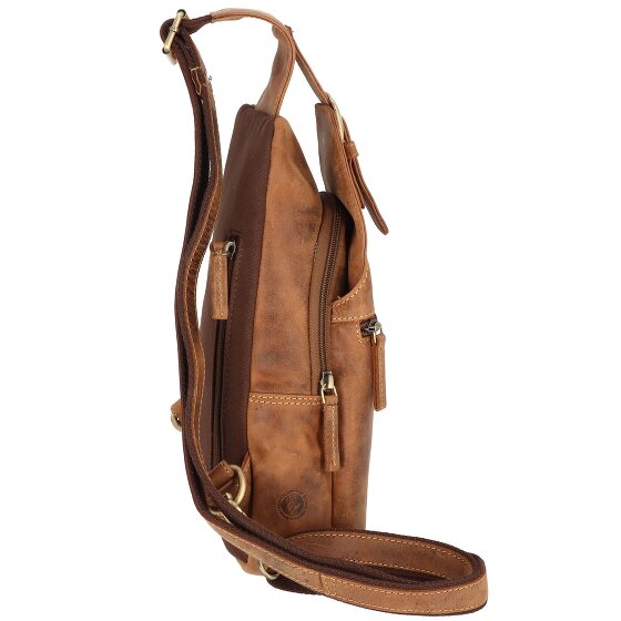 Greenburry Vintage Umhängetasche Leder 16 cm