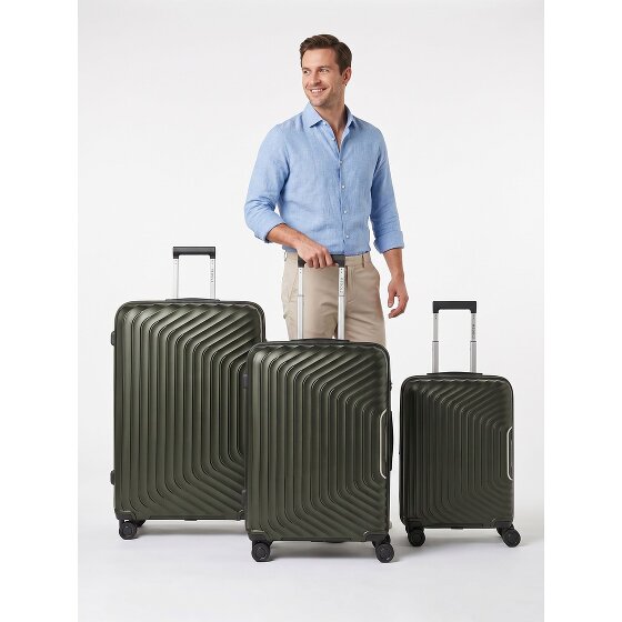 Redolz Essentials 01 4 Rollen Kofferset 3-teilig mit Dehnfalte