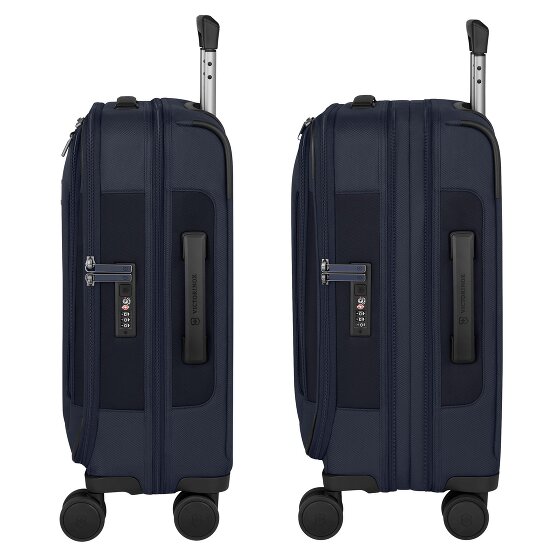 Victorinox Werks Traveler 7.0 4 Rollen Kabinentrolley 55 cm Laptopfach mit Dehnfalte