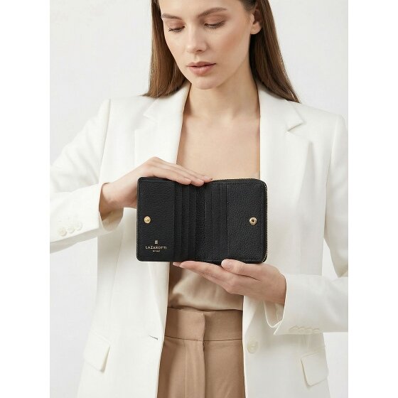 Lazarotti Bologna Leather Medium Zip-Around Geldbörse Leder 10 cm