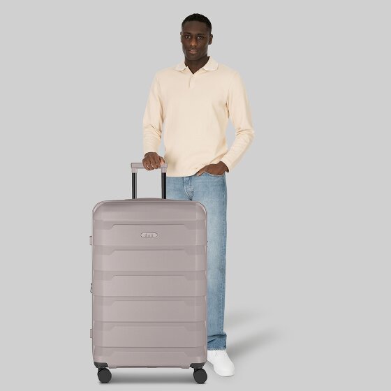 d&n South Dakota 4 Rollen Trolley L 76 cm mit Dehnfalte