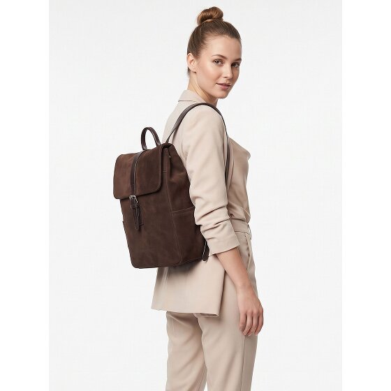 Castelijn & Beerens Veneto Daypack RFID Schutz Leder 40 cm Laptopfach