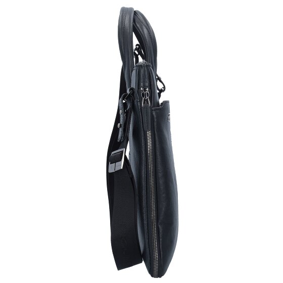 Piquadro Black Square Aktentasche Leder 42 cm Laptopfach