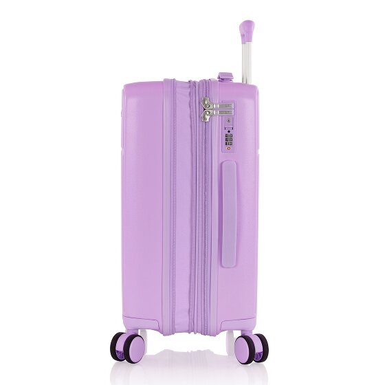 Heys Pastel 4 Rollen Kabinentrolley S 53 cm mit Dehnfalte