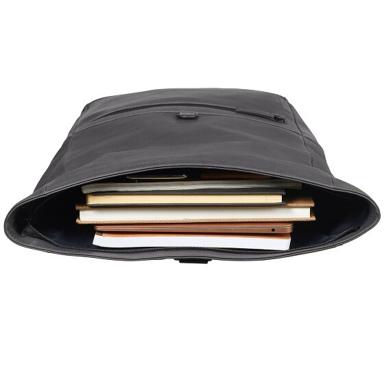 Leonhard Heyden Den Haag Rucksack Leder 40 cm Laptopfach