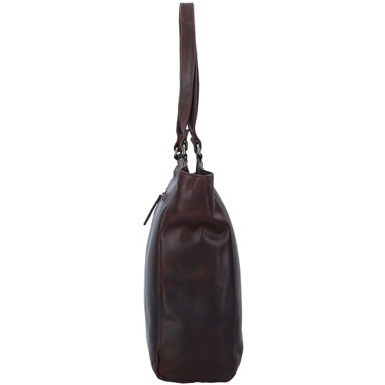 The Chesterfield Brand Wax Pull Up Schultertasche Leder 36 cm Laptopfach