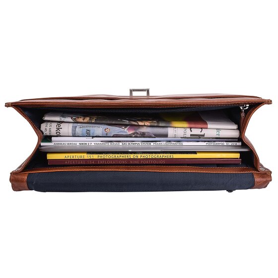 Leonhard Heyden Cambridge Aktentasche Leder 38 cm Laptopfach