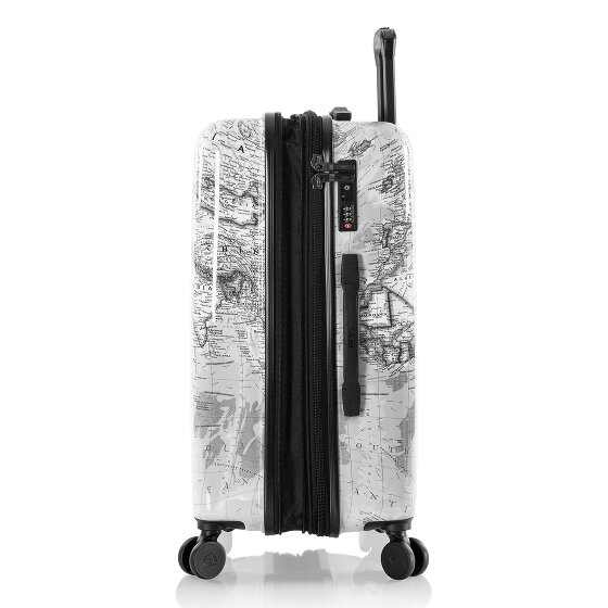 Heys Black Camo 4 Rollen Trolley M 66 cm mit Dehnfalte
