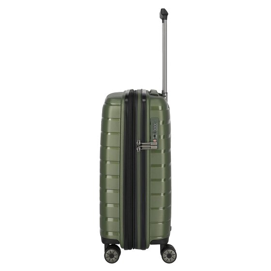 Travelite Air Base 4 Rollen Kabinentrolley 55 cm mit Dehnfalte