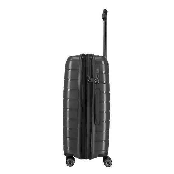 Travelite Air Base 4 Rollen Kofferset 3-teilig mit Dehnfalte