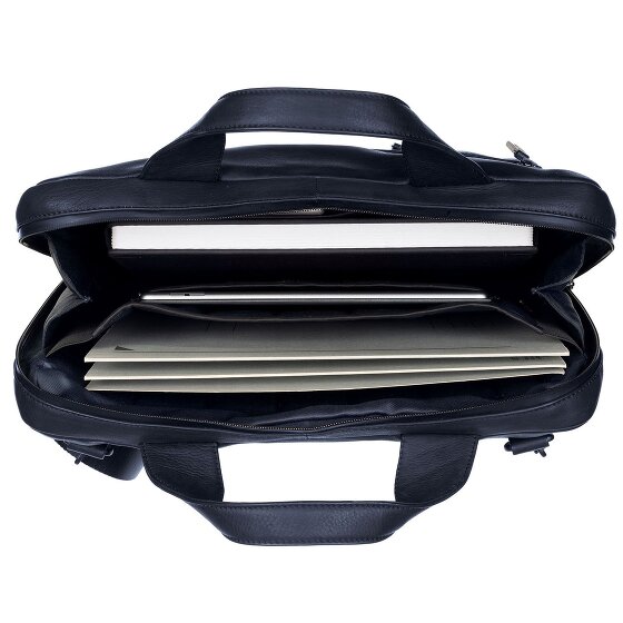 Leonhard Heyden Den Haag Aktentasche Leder 38 cm Laptopfach