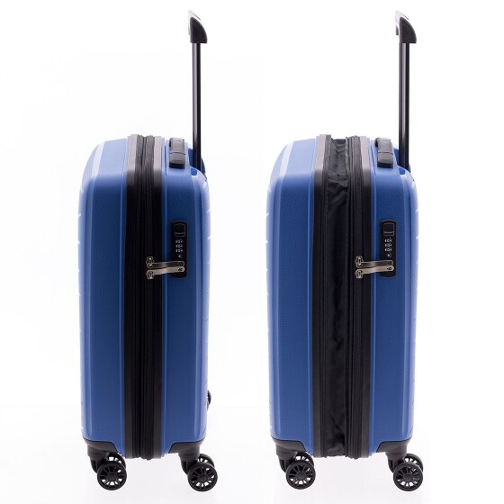 Gladiator 1700 4 Rollen Kabinentrolley 55 cm mit Dehnfalte