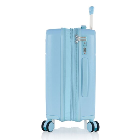 Heys Pastel 4 Rollen Kabinentrolley S 53 cm mit Dehnfalte