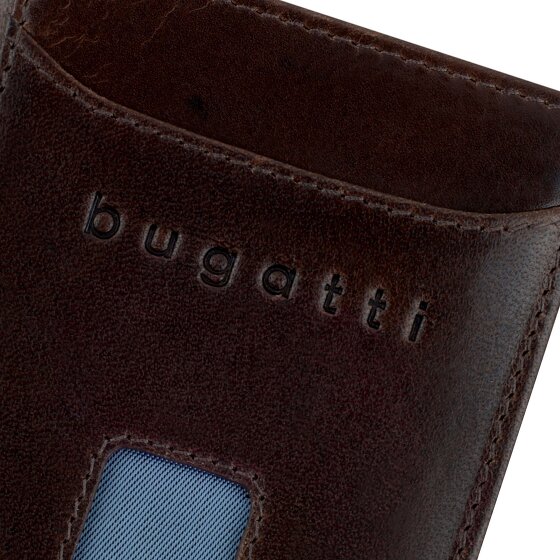 bugatti Secure Slim Geldbörse RFID Schutz Leder 8 cm