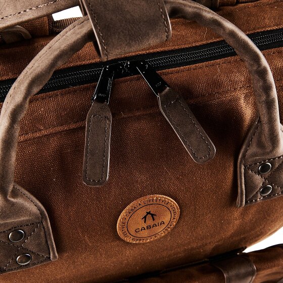 Cabaia Adventurer Waxed Cotton medium Daypack 41 cm Laptopfach