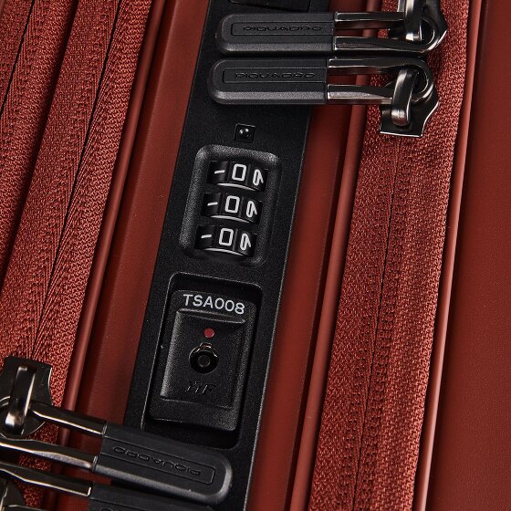 Piquadro PQ-Light 4 Rollen Kabinentrolley S 56 cm Laptopfach mit Dehnfalte