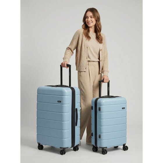 Saxoline Miami 4-Rollen Kofferset S + L mit Dehnfalte