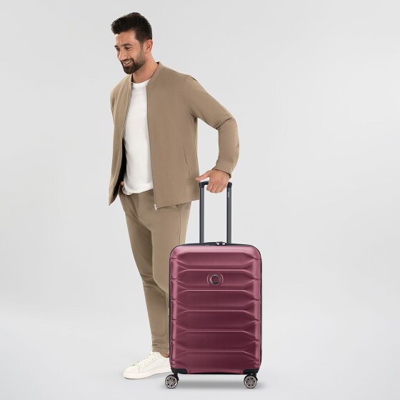 Delsey Paris Meteor 4 Rollen Trolley 68 cm mit Dehnfalte