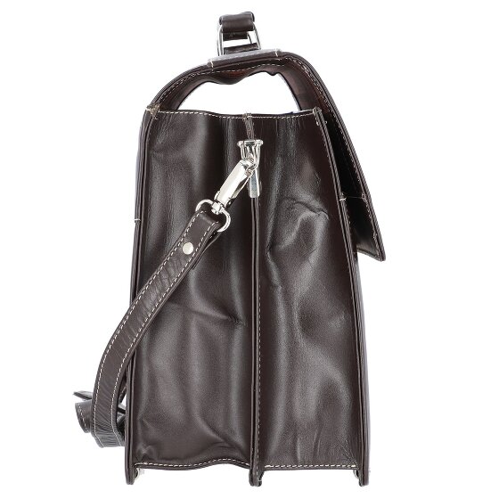 Alassio Monaco Aktentasche Leder 38 cm Laptopfach