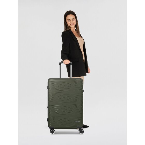Franky Dallas 3.0 4 Rollen Trolley M 65 cm mit Dehnfalte