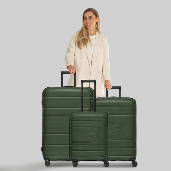 Redolz Essentials 11 4 Rollen Kofferset 3-teilig mit Dehnfalte