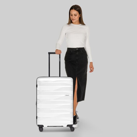 Bergpfeil Travel 4-Rollen Trolley M 66 cm mit Dehnfalte